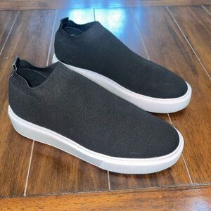 J Slides Black Slip Ons